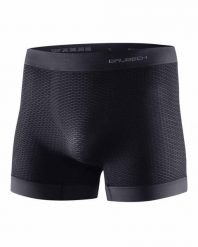 Bokserki do biegania Base Layer Ultra Light 3D Męskie. Szare bokserki męskie Brubeck, bez wzorów, z dzianiny. Za 53.49 zł.