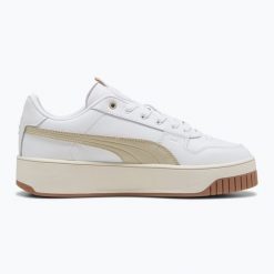 Buty damskie PUMA Carina Street Lux. Brązowe buty sportowe na co dzień damskie Puma, bez wzorów. Za 269.99 zł.