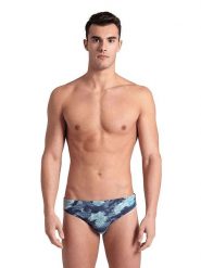 Arena Kąpielówki w kolorze granatowo-turkusowym rozmiar: 4. Niebieskie kąpielówki męskie Arena, bez wzorów, z materiału. Za 65.54 zł.