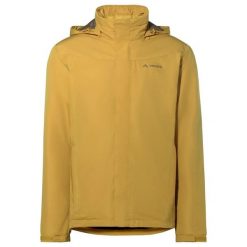 Kurtka z zamkiem błyskawicznym z kapturem VAUDE Escape Warm. Żółte kurtki męskie Vaude, bez wzorów, sportowe, z kapturem. Za 685.90 zł.