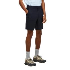 Szorty męskie Peak Performance Iconiq Shorts czarny - L. Czarne szorty męskie Peak Performance, bez kołnierzyka. W wyprzedaży za 389.00 zł.
