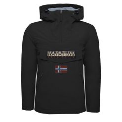 Kurtka wodoodporna z 2 kieszeniami Napapijri Rainforest. Czarne kurtki męskie Napapijri, m, bez wzorów, bez kaptura, narciarskie. W wyprzedaży za 808.20 zł.