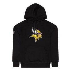 Bluza z kapturem Minnesota Vikings NFL. Czarne bluzy z kapturem męskie New Era, m, z bawełny. Za 246.10 zł.