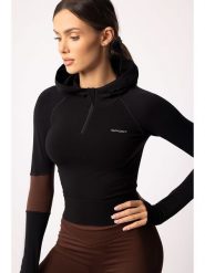 Spaio Bluza sportowa "Adapt" w kolorze czarno-brązowym rozmiar: M. Brązowe bluzy sportowe damskie Spaio, m, z materiału. Za 158.10 zł.