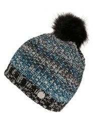 Regatta Czapka "Frosty Hat V" w kolorze niebiesko-czarno-szarym rozmiar: onesize. Czarne czapki zimowe damskie Regatta, ze splotem. Za 43.88 zł.