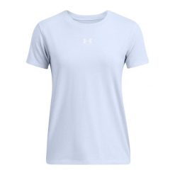 Koszulka damska Under Armour Rival Core. Niebieskie bluzki damskie Under Armour, xs, bez wzorów, bez ramiączek. Za 89.99 zł.