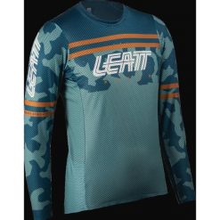 Bluza rowerowa damska Leatt Jersey MTB Gravity 4.0. Niebieskie bluzy bez kaptura damskie LEATT, xs, z jersey. Za 266.99 zł.