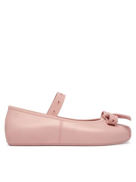Melissa Baleriny Mini Melissa Sophie Crush Inf 37837 Różowy. Czerwone baleriny dziewczęce Melissa, bez wzorów, z tworzywa sztucznego. Za 319.99 zł.