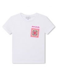 Marc Jacobs T-Shirt W15656 S Biały Regular Fit. Białe koszulki dziewczęce MARC JACOBS, s, bez wzorów, z bawełny, bez ramiączek. Za 319.99 zł.