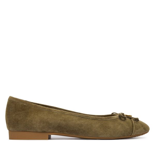 Baleriny MICHAEL Michael Kors. Brązowe baleriny damskie MICHAEL Michael Kors, bez wzorów, bez obcasa. Za 609.99 zł.