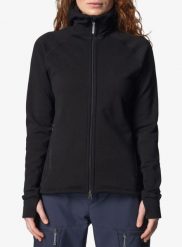 Bluza polarowa damska Houdini Power Houdi. Czarne bluzy z kapturem damskie Houdini, m, z elastanu. Za 720.49 zł.