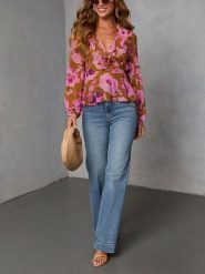 LA Angels Bluzka w kolorze jasnobrązowym rozmiar: XL. Brązowe bluzki damskie LA Angels, xl, bez wzorów, z tkaniny, bez kołnierzyka, bez ramiączek. Za 161.34 zł.