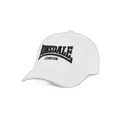 Czapka Lonsdale Flixton. Białe czapki męskie Lonsdale, bez wzorów, z bawełny. Za 148.50 zł.