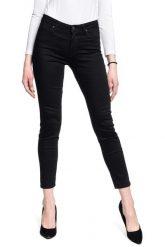 SPODNIE DAMSKIE LEE ELLY BLACK RINSE L305FS47 112106018. Czarne spodnie materiałowe damskie Lee, bez wzorów, z jeansu. Za 199.99 zł.