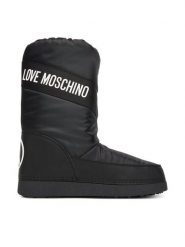 LOVE MOSCHINO Śniegowce JA24032G1NISA000 Czarny. Czarne śniegowce damskie Love Moschino, z materiału. Za 459.99 zł.