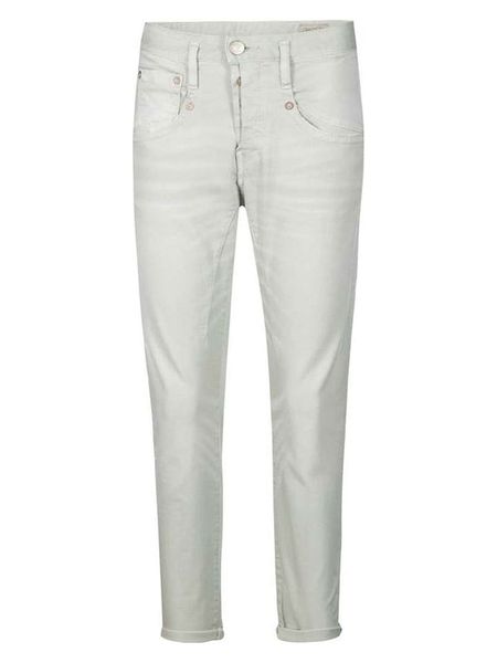 Herrlicher Spodnie w kolorze jasnozielonym rozmiar: W27. Zielone spodnie materiałowe damskie Herrlicher, bez wzorów, z materiału, klasyczne. Za 209.82 zł.