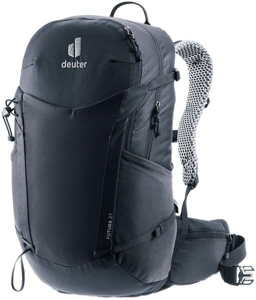 DEUTER Plecak turystyczny Futura 27 black. Czarne plecaki damskie Deuter, bez wzorów, z poliesteru. Za 609.99 zł.