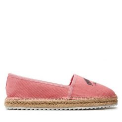 Espadryle Tommy Jeans. Czerwone espadryle damskie Tommy Jeans, bez wzorów, z jeansu, bez obcasa. Za 179.99 zł.