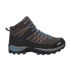 Buty trekkingowe CMP RIGEL MID BLUE. Niebieskie buty trekkingowe męskie CMP, bez zapięcia, trekkingowe. W wyprzedaży za 299.99 zł.