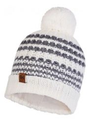 Buff Czapka w kolorze biało-szarym rozmiar: onesize. Białe czapki zimowe damskie Buff, z materiału. Za 115.27 zł.