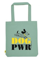 Moses. Torba zakupowa "Dog Power" w kolorze zielonym - 42 x 39 cm rozmiar: onesize. Zielone shopper bag damskie moses., bez wzorów, z materiału, bez dodatków. Za 48.16 zł.