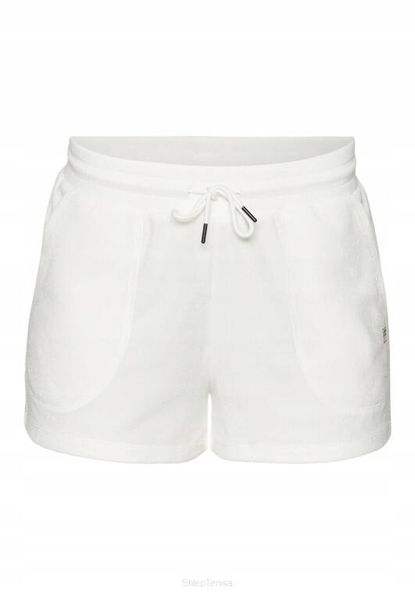 Spodenki tenisowe Fila Shorts Rixas. Białe spodenki sportowe damskie Fila, bez wzorów, z bawełny, eleganckie. Za 209.00 zł.