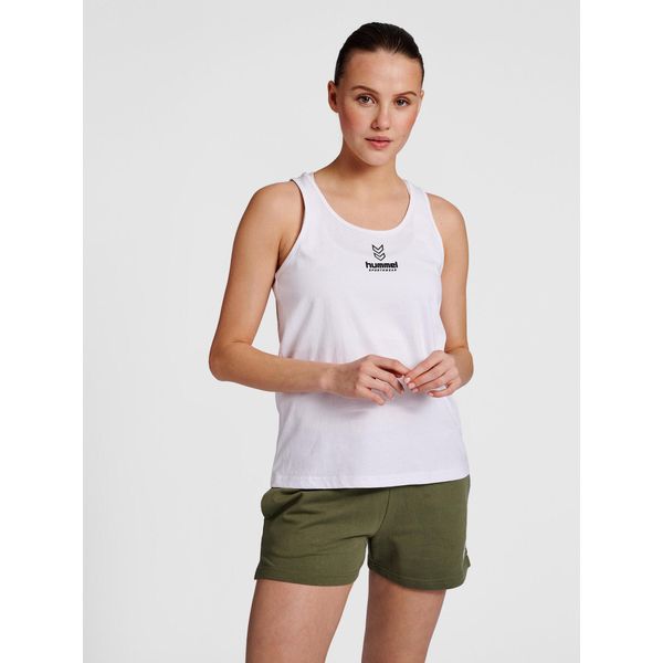 Damski tank top Hummel GC Val. Białe topy damskie HUMMEL, xs, bez wzorów, bez kołnierzyka. Za 130.50 zł.