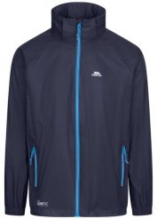 Trespass Qikpac X - Kurtka unisex Packaway Granatowo-Niebieska. Niebieskie kurtki damskie 2117 OF SWEDEN, xs, bez wzorów, z poliamidu, bez kaptura. Za 165.00 zł.