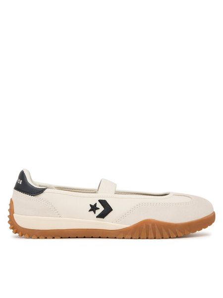 Converse Baleriny Run Star Trainer Ballet Flat A16250C Écru. Baleriny damskie Converse, bez wzorów, ze skóry, bez obcasa. Za 349.99 zł.