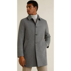 Mango Man - Płaszcz Pez. Szare płaszcze męskie Mango Man, l, bez wzorów, z materiału. Za 449.90 zł.