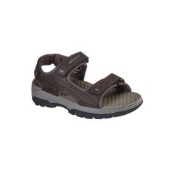 Sandały SKECHERS TRESMEN - GARO Brązowy. Brązowe sandały męskie Skechers, z syntetyku, bez zapięcia. Za 242.99 zł.