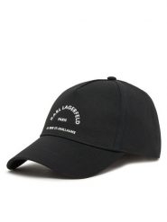 KARL LAGERFELD Czapka z daszkiem A1W33201 Czarny. Czarne czapki z daszkiem damskie Karl Lagerfeld, bez wzorów, z bawełny. Za 199.99 zł.