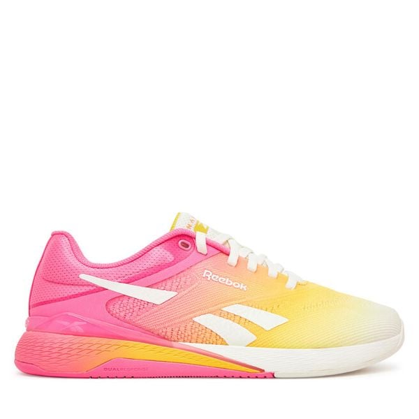 Buty na siłownię Reebok. Żółte buty sportowe na co dzień damskie Reebok, bez wzorów, na fitness i siłownię. Za 599.99 zł.