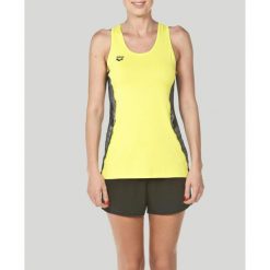 Damski tank top Arena Run. Czarne topy sportowe damskie Arena, l, bez wzorów, z materiału, bez ramiączek. Za 177.00 zł.