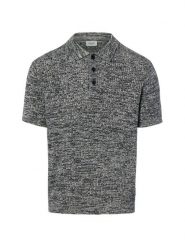 Joop Jeans dzianinowa koszulka polo Mężczyźni Bawełna (100%) szary, XL. Szare koszulki polo męskie Joop! Jeans, m, bez wzorów, z bawełny, bez ramiączek. Za 649.95 zł.