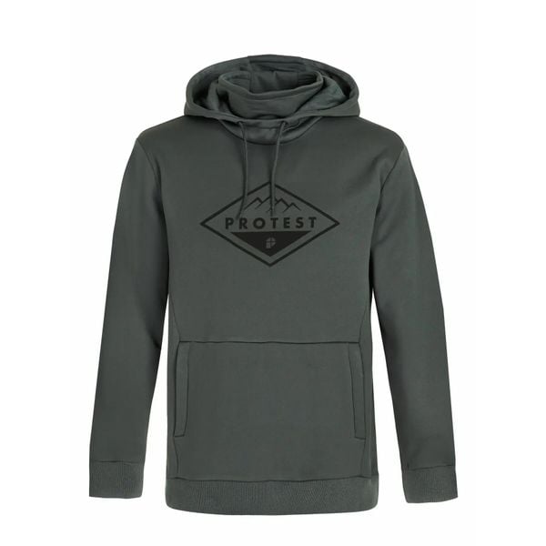 Bluza Protest Prtissyk. Zielone bluzy z kapturem męskie Protest, s, z elastanu. Za 429.50 zł.