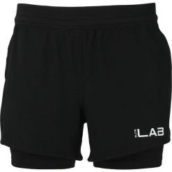 Damskie szorty 2 w 1 Elite Lab Core. Czarne szorty damskie ELITE LAB, bez wzorów, z materiału, eleganckie. Za 138.00 zł.
