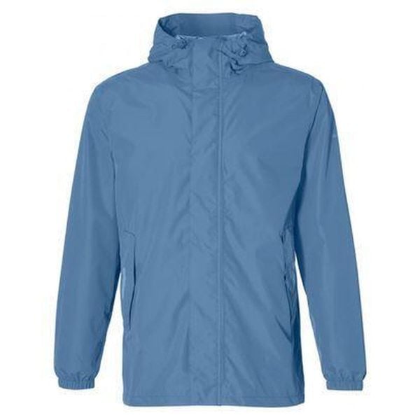 Rowerowa kurtka przeciwdeszczowa Hoga unisex, horizon blue. Czarne kurtki damskie BASIL, bez wzorów, z materiału, bez kaptura. Za 419.90 zł.