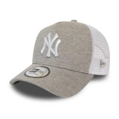Czapka z daszkiem New Era 9FORTY New York Yankees Jersey Trucker 12381106. Szare czapki męskie New Era, bez wzorów, z jersey. Za 136.00 zł.