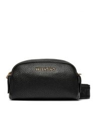 Valentino Torebka Blossom Re VBS8P215 Czarny. Czarne listonoszki damskie Valentino, bez wzorów, ze skóry, bez dodatków. Za 329.99 zł.