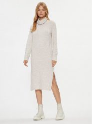 Noisy May Sukienka dzianinowa 27026911 Écru Comfort Fit. Sukienki damskie Noisy may, xl, bez wzorów, z dzianiny, bez kołnierzyka, bez ramiączek. Za 149.99 zł.