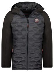 Geographical Norway Kurtka przejściowa "Bael" w kolorze czarnym rozmiar: 3XL. Czarne kurtki męskie Geographical Norway, xl, bez wzorów, bez kaptura. Za 196.70 zł.