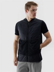 4F Bezrękawnik do biegania w terenie z wypełnieniem Primaloft Black Eco męski - czarny 3XL. Czarne kamizelki męskie 4f, l, z dzianiny. W wyprzedaży za 169.99 zł.