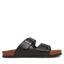 Klapki Josef Seibel. Czarne klapki i japonki męskie Josef Seibel. Za 249.99 zł.