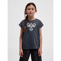 Koszulka dla dziewczynki Hummel Diez. Niebieskie koszulki dziewczęce HUMMEL, m, bez wzorów, bez ramiączek. Za 132.50 zł.