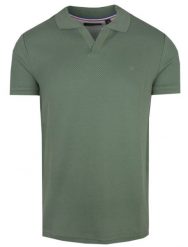 Męska Koszulka Polo z Dzianiny - Brave Soul - Zgaszona Zieleń. Zielone koszulki polo męskie Brave Soul, na lato, l, bez wzorów, z dzianiny, bez ramiączek. Za 89.00 zł.