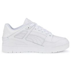 Buty Puma Slipstream Invdr Lth M 38754402 białe. Białe buty sportowe na co dzień męskie z gumy, bez zapięcia. Za 640.99 zł.