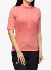 Koszulka rowerowa damska Schoffel Shirt Montalcino. Czerwone topy sportowe damskie Schöffel, s, bez wzorów, z materiału, bez ramiączek. Za 258.49 zł.