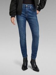 G-Star Dżinsy - Skinny fit - w kolorze niebieskim rozmiar: W25/L30. Niebieskie jeansy damskie G-Star. Za 140.53 zł.