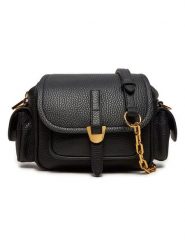 COCCINELLE Skórzana torebka w kolorze czarnym - 18 x 16 x 11 cm rozmiar: onesize. Czarne torebki klasyczne damskie Coccinelle, bez wzorów, z materiału, bez dodatków. Za 935.53 zł.